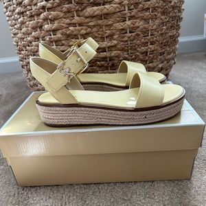 MK Platform Espadrille Sandal